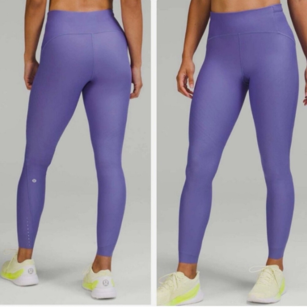 Rare Lululemeon SenseKnit Charged Indigo High Rise Leggings / Tights